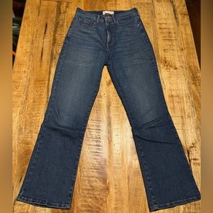 Everlane blue cropped flare jeans 27